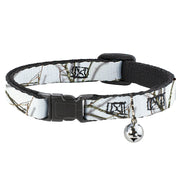 Cat Collar Breakaway - Mossy Oak Country Roots Snowdrift Camo White Breakaway Cat Collars Mossy Oak   