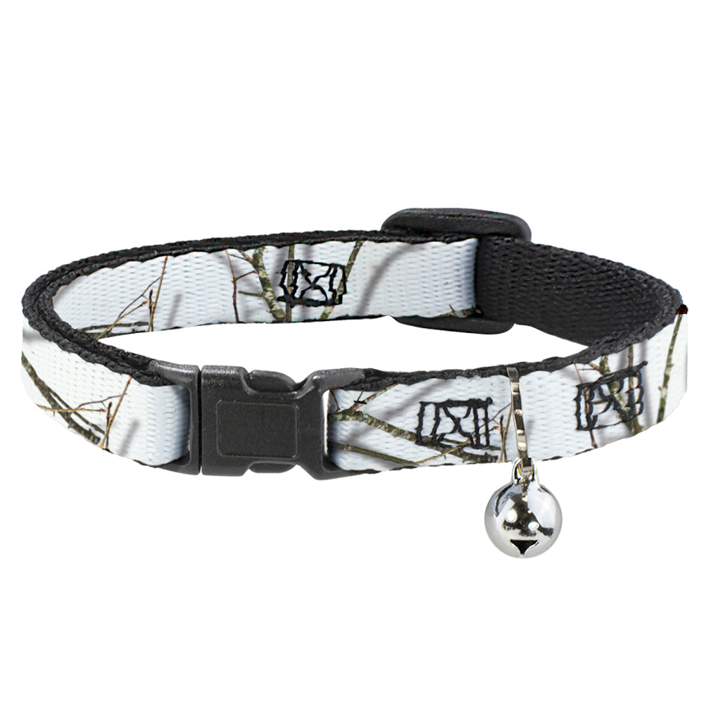 Cat Collar Breakaway - Mossy Oak Country Roots Snowdrift Camo White Breakaway Cat Collars Mossy Oak   