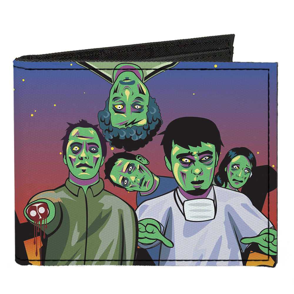 Canvas Bi-Fold Wallet - Walking Zombies Canvas Bi-Fold Wallets Buckle-Down   