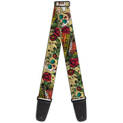 Guitar Strap - Death Before Dishonor Tan Guitar Straps Buckle-Down   