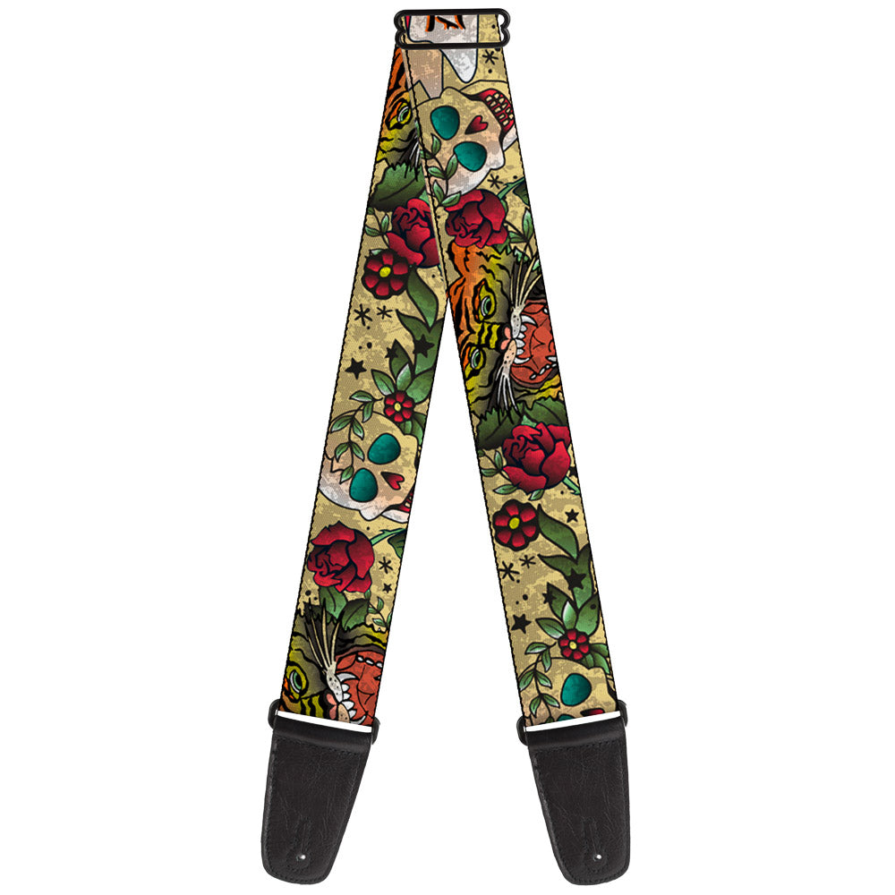 Guitar Strap - Death Before Dishonor Tan Guitar Straps Buckle-Down   