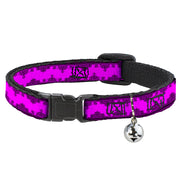 Cat Collar Breakaway - Boudoir Wallpaper Fuchsia Black Breakaway Cat Collars Buckle-Down   