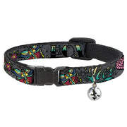 Cat Collar Breakaway - Love Kills Gray Breakaway Cat Collars Buckle-Down   