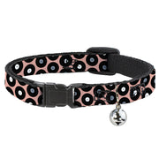 Cat Collar Breakaway - Vinyl Records Tan Black Gray White Breakaway Cat Collars Buckle-Down   