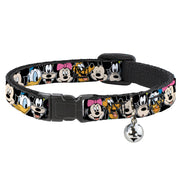 Cat Collar Breakaway - Classic Disney Character Faces Black Breakaway Cat Collars Disney   