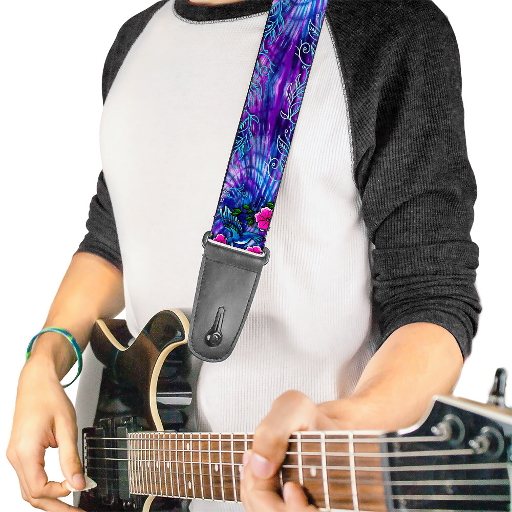 Guitar Strap - Tattoo Johnny-Hummingbird Guitar Straps Tattoo Johnny
