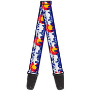Guitar Strap - Colorado Skyline Mountains Guitar Straps Buckle-Down   