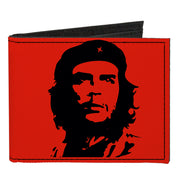 Canvas Bi-Fold Wallet - Che Red Black Canvas Bi-Fold Wallets Buckle-Down   