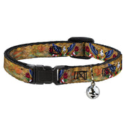 Cat Collar Breakaway - Tattoo Johnny-Blonde Breakaway Cat Collars Tattoo Johnny   