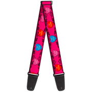 Guitar Strap - Candy Hearts Guitar Straps Buckle-Down   