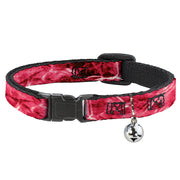 Cat Collar Breakaway - Mossy Oak Elements Anemone Agua Camo Pink Breakaway Cat Collars Mossy Oak   