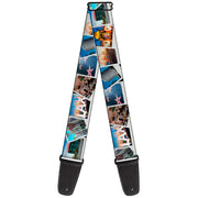 Guitar Strap - Vivid Los Angeles Snapshots Stacked Guitar Straps Buckle-Down   
