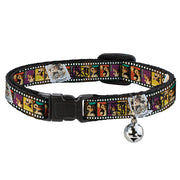Cat Collar Breakaway - Gremlins Gizmo Filmstrip Poses Multi Color Breakaway Cat Collars Gremlins