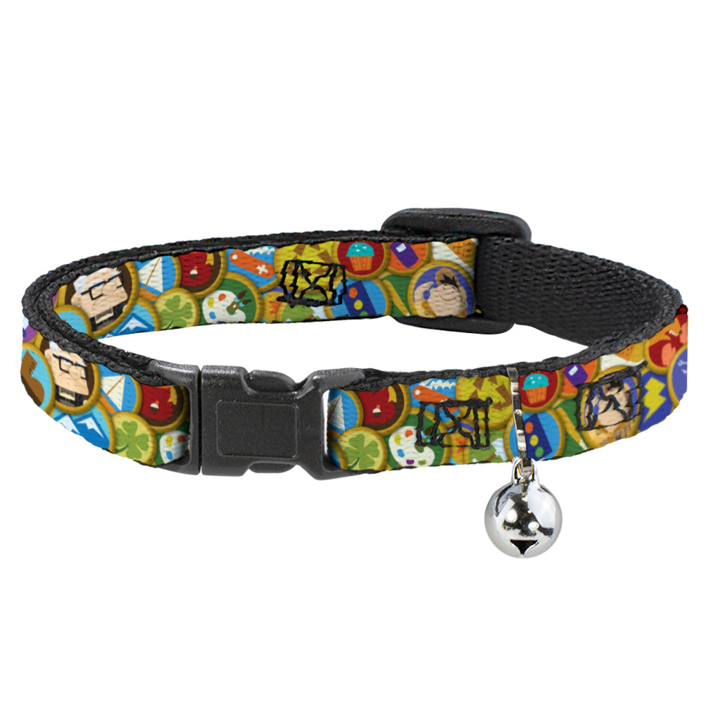 Cat Collar Breakaway - Stacked Wilderness Explorers Badges Breakaway Cat Collars Disney   