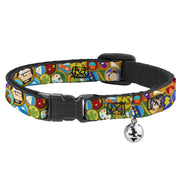 Cat Collar Breakaway - Stacked Wilderness Explorers Badges Breakaway Cat Collars Disney   