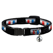 Cat Collar Breakaway - CAMARO Six Badge Black Silver Red White Blue Breakaway Cat Collars GM General Motors   