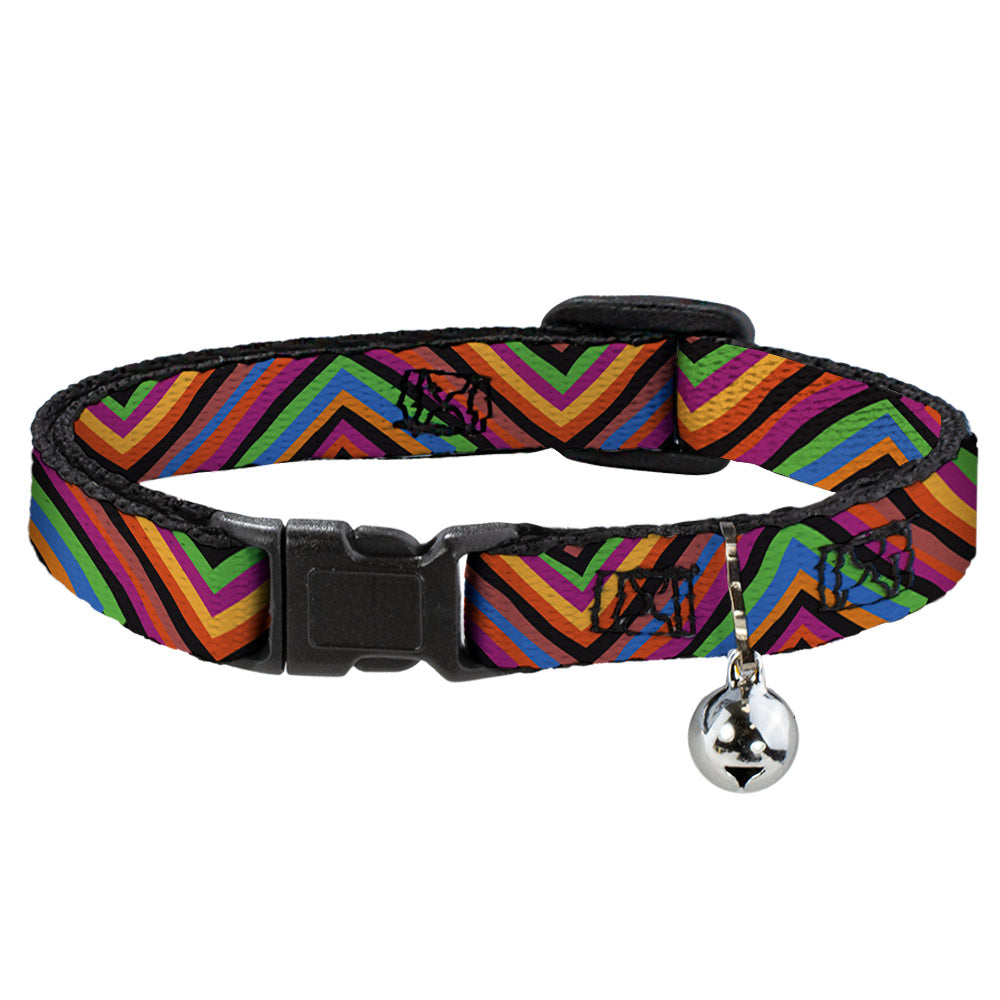 Cat Collar Breakaway - Diamond Freehand Multi Color Breakaway Cat Collars Buckle-Down   