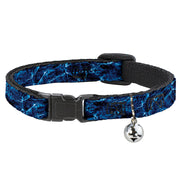 Cat Collar Breakaway - Mossy Oak Elements Marlin Agua Camo Blue Breakaway Cat Collars Mossy Oak   