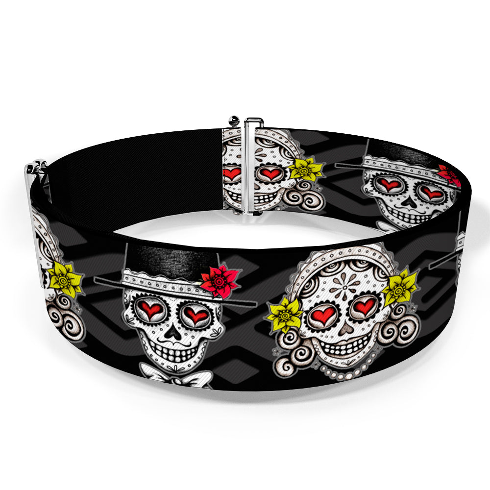 Cinch Waist Belt - Los Novios Black Gray White Multi Color Womens Cinch Waist Belts Thaneeya McArdle   