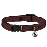 Cat Collar Breakaway - Snake Skin 3 Red Black Breakaway Cat Collars Buckle-Down   