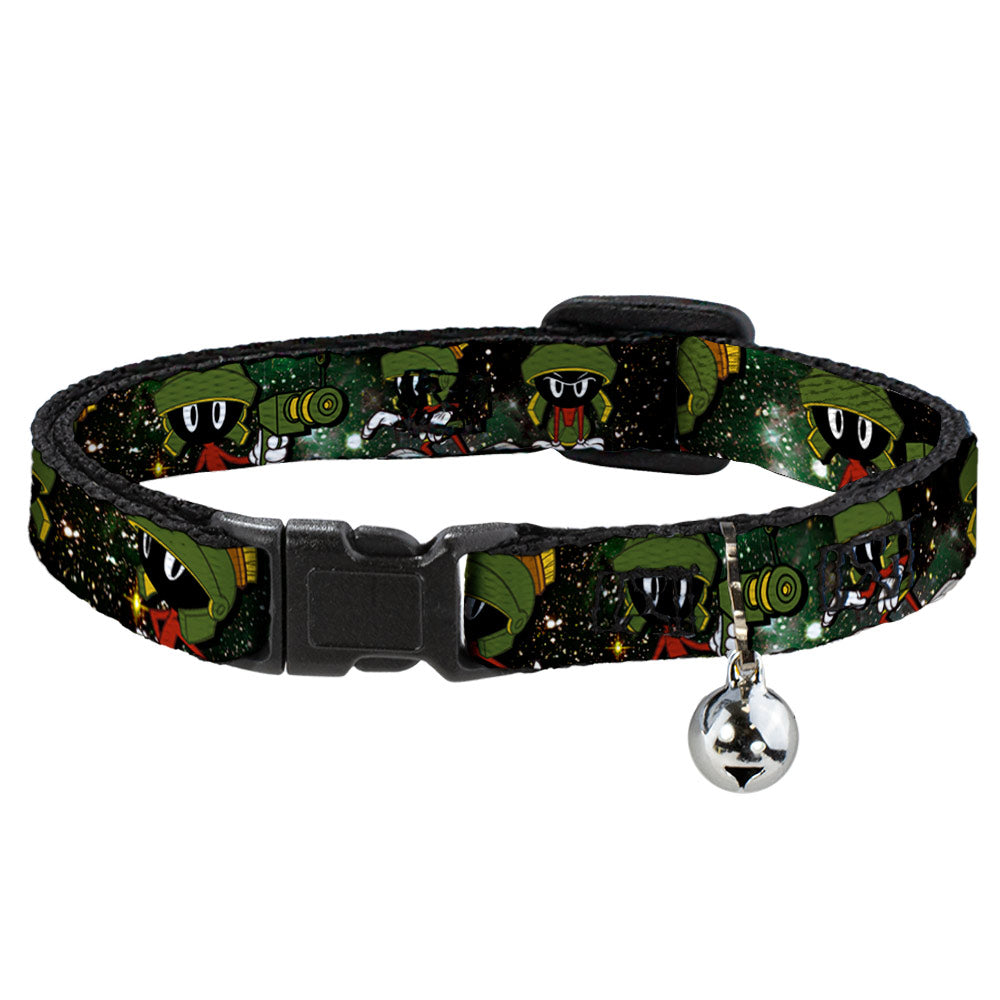Cat Collar Breakaway - Marvin the Martian 4-Poses Galaxy Breakaway Cat Collars Looney Tunes   