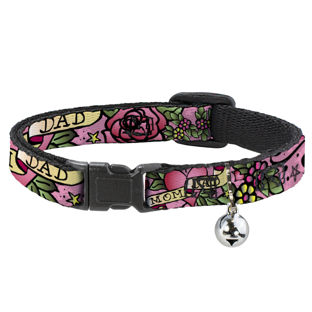 Cat Collar Breakaway - Mom & Dad Pink Breakaway Cat Collars Buckle-Down   