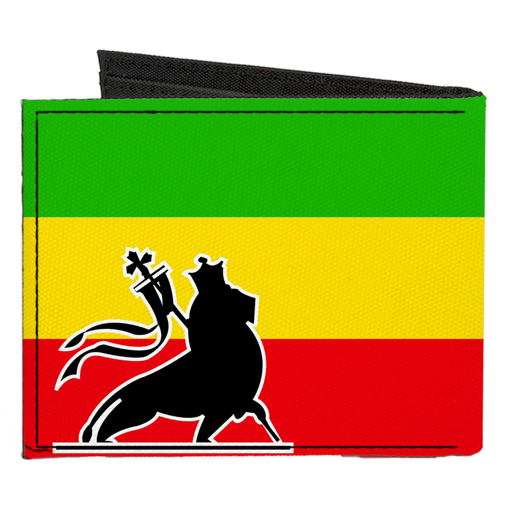 Canvas Bi-Fold Wallet - Lion of Zion Canvas Bi-Fold Wallets Buckle-Down   