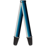 Guitar Strap - Transitioning Dots White Blue Black Guitar Straps Buckle-Down   