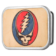 Steal Your Face FCWood Natural Full Color - Matte Rock Star Buckle Belt Buckles Grateful Dead   