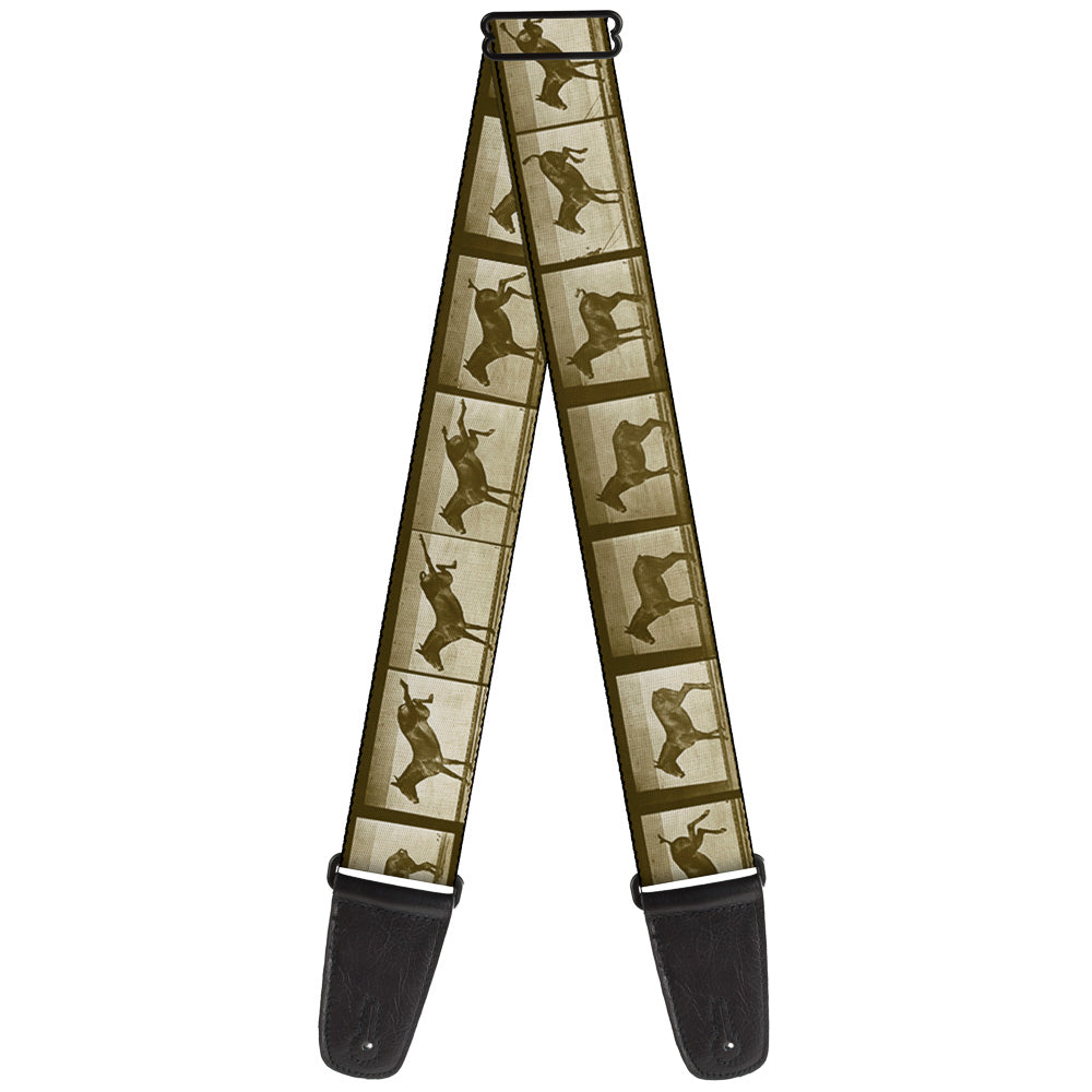 Guitar Strap - Bucking Donkey Vintage Film Strip Guitar Straps Buckle-Down   