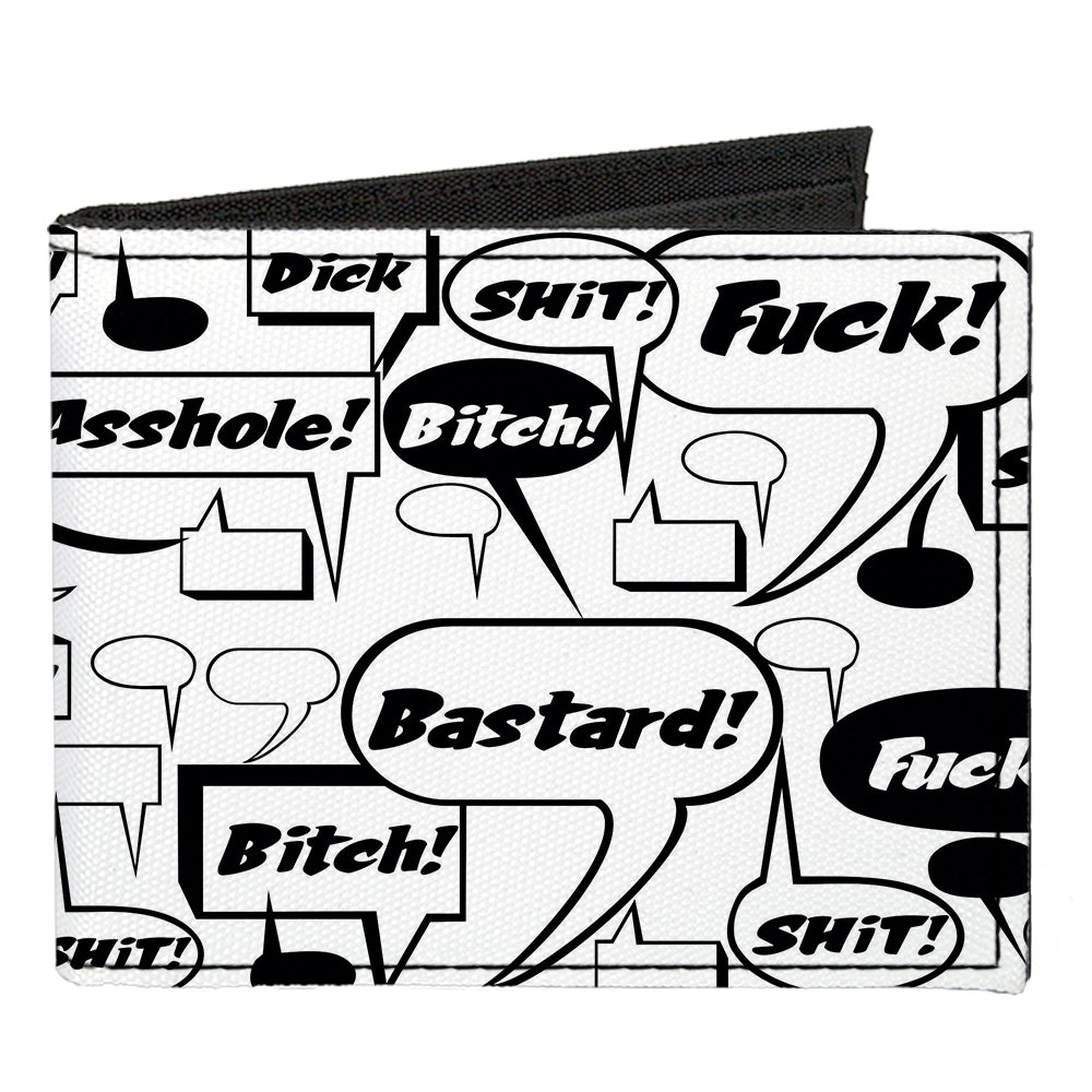 Canvas Bi-Fold Wallet - Curse Bubbles Canvas Bi-Fold Wallets Buckle-Down   