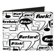 Canvas Bi-Fold Wallet - Curse Bubbles Canvas Bi-Fold Wallets Buckle-Down   