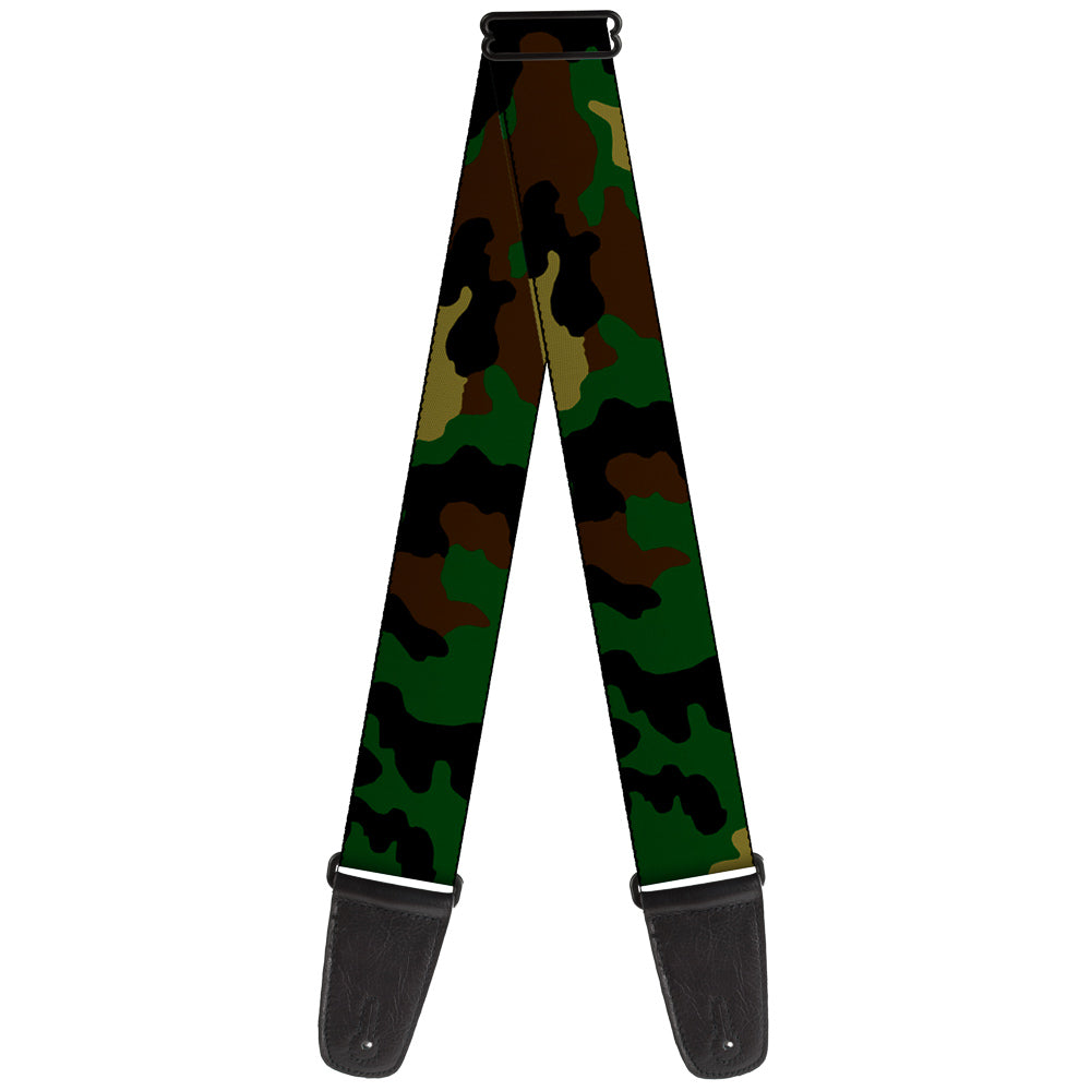 Guitar Strap - Camo Olive Guitar Straps Buckle-Down   