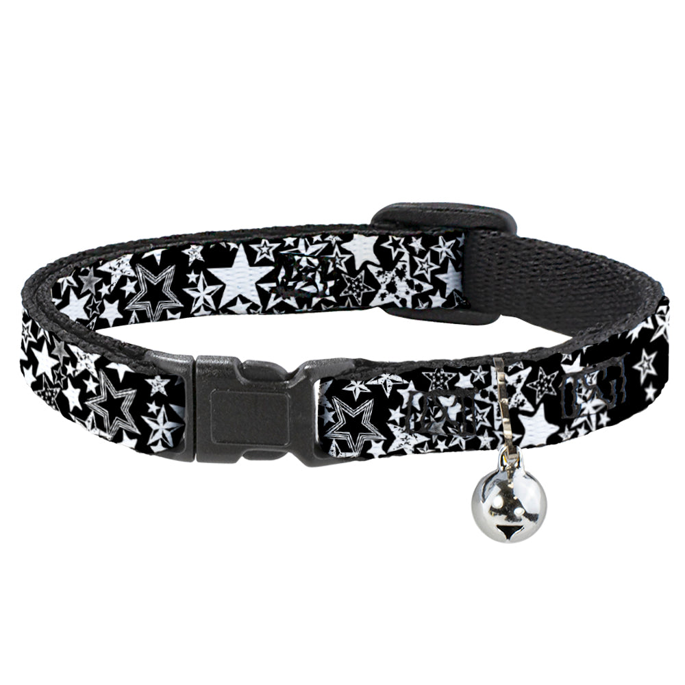 Cat Collar Breakaway - Stargazer Black White Breakaway Cat Collars Buckle-Down   