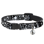 Cat Collar Breakaway - Stargazer Black White Breakaway Cat Collars Buckle-Down   