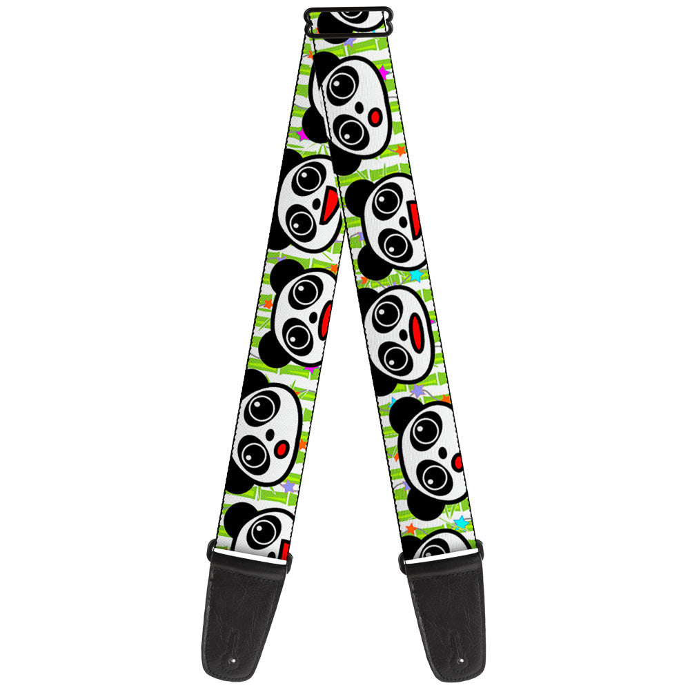 Guitar Strap - Panda Bear Cartoon Guitar Straps Buckle-Down   