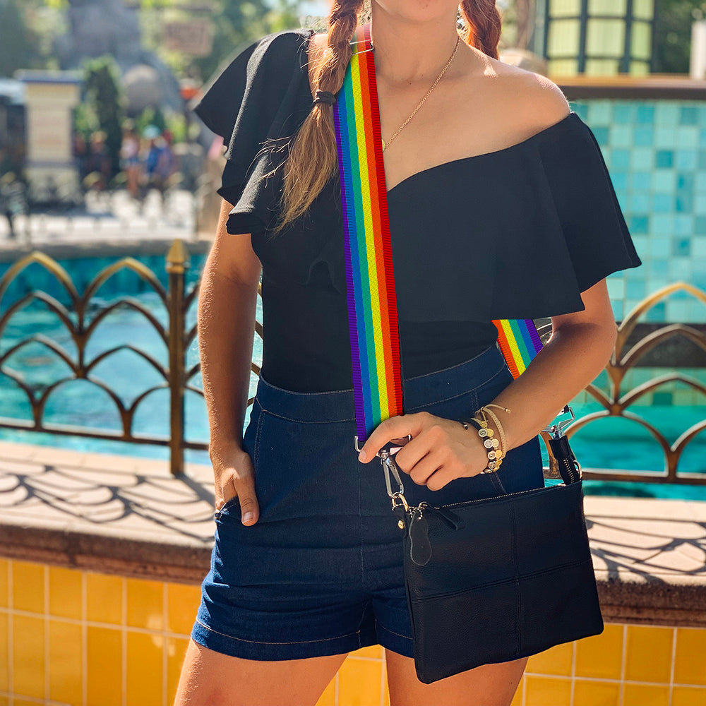 Purse Strap - Rainbow Print Purse Straps Buckle-Down   