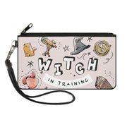 Canvas Zipper Wallet - LARGE - Harry Potter WITCH IN TRAINING Collage Light Pink Canvas Zipper Wallets Harry Potter