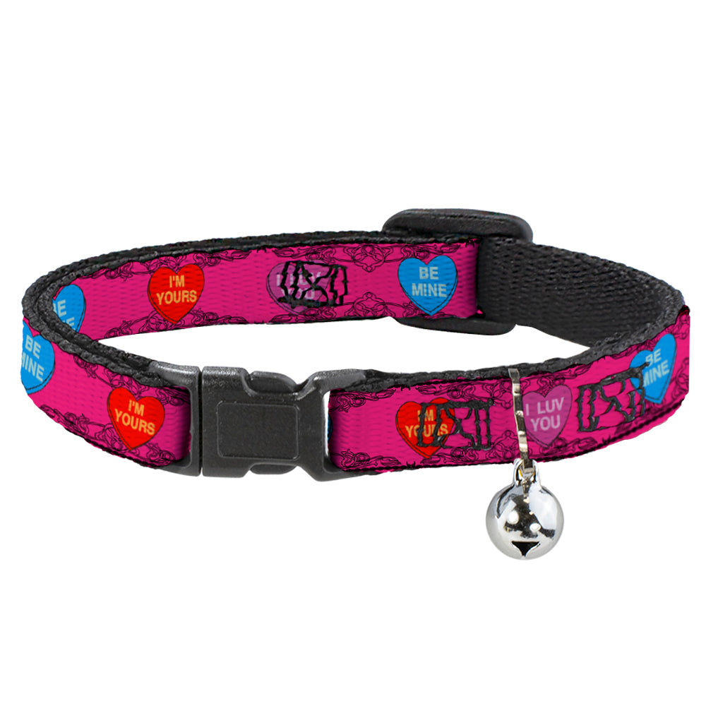 Cat Collar Breakaway - Candy Hearts Breakaway Cat Collars Buckle-Down   