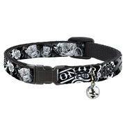 Cat Collar Breakaway - Honor Black White Breakaway Cat Collars Buckle-Down   
