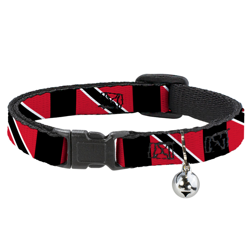 Cat Collar Breakaway - Trinidad & Tobaga Flags Black Block Breakaway Cat Collars Buckle-Down   