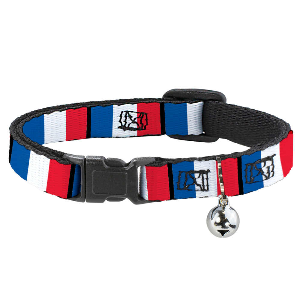 Cat Collar Breakaway - France Flags Breakaway Cat Collars Buckle-Down   