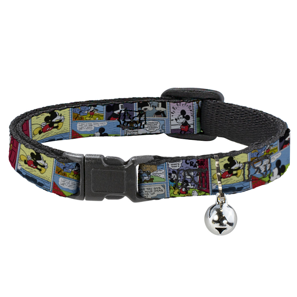 Cat Collar Breakaway - Mickey & Minnie Comic Strip Breakaway Cat Collars Disney   