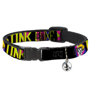 Cat Collar Breakaway - TINK LUXE Sketch Black Multi Neon Breakaway Cat Collars Disney   