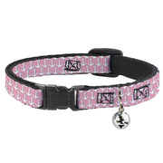 Cat Collar Breakaway - Anchor2 Monogram Baby Pink Baby Blue White Breakaway Cat Collars Buckle-Down   