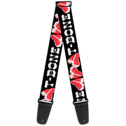 Guitar Strap - Steaks w T-BONE Text Guitar Straps Buckle-Down   