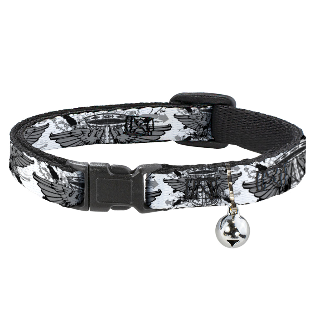 Cat Collar Breakaway - Phoenix Shield White Breakaway Cat Collars Buckle-Down   