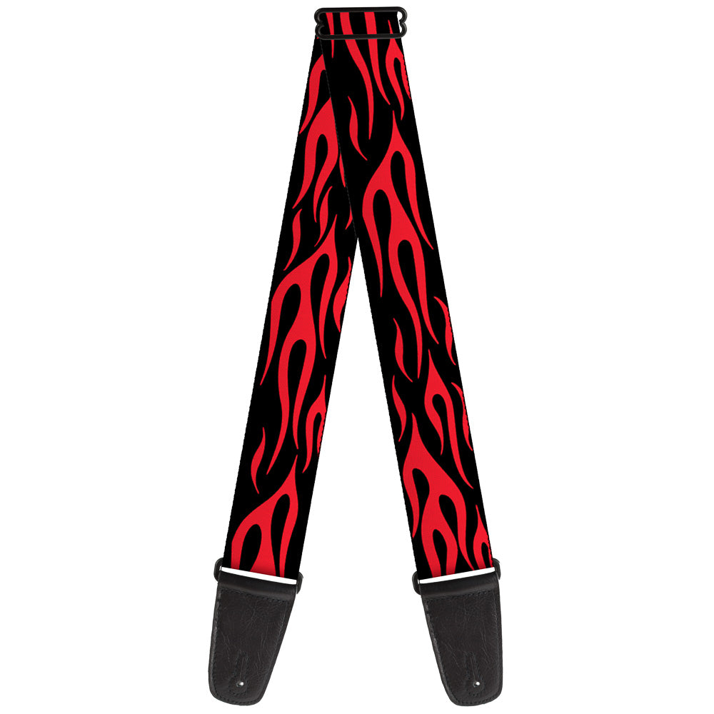 Guitar Strap - Flame Red Guitar Straps Buckle-Down   