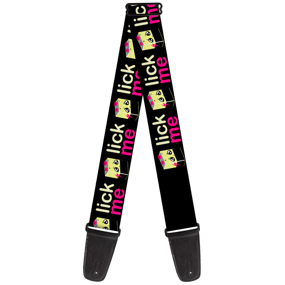 Guitar Strap - LICK ME Battery Cartoon Guitar Straps Buckle-Down   