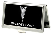 Business Card Holder - SMALL - Pontiac FCG Black Silver Business Card Holders GM General Motors   
